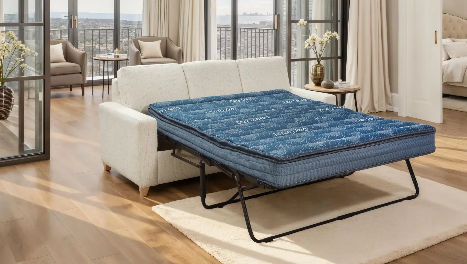 Cozy Comfort sofa in living room