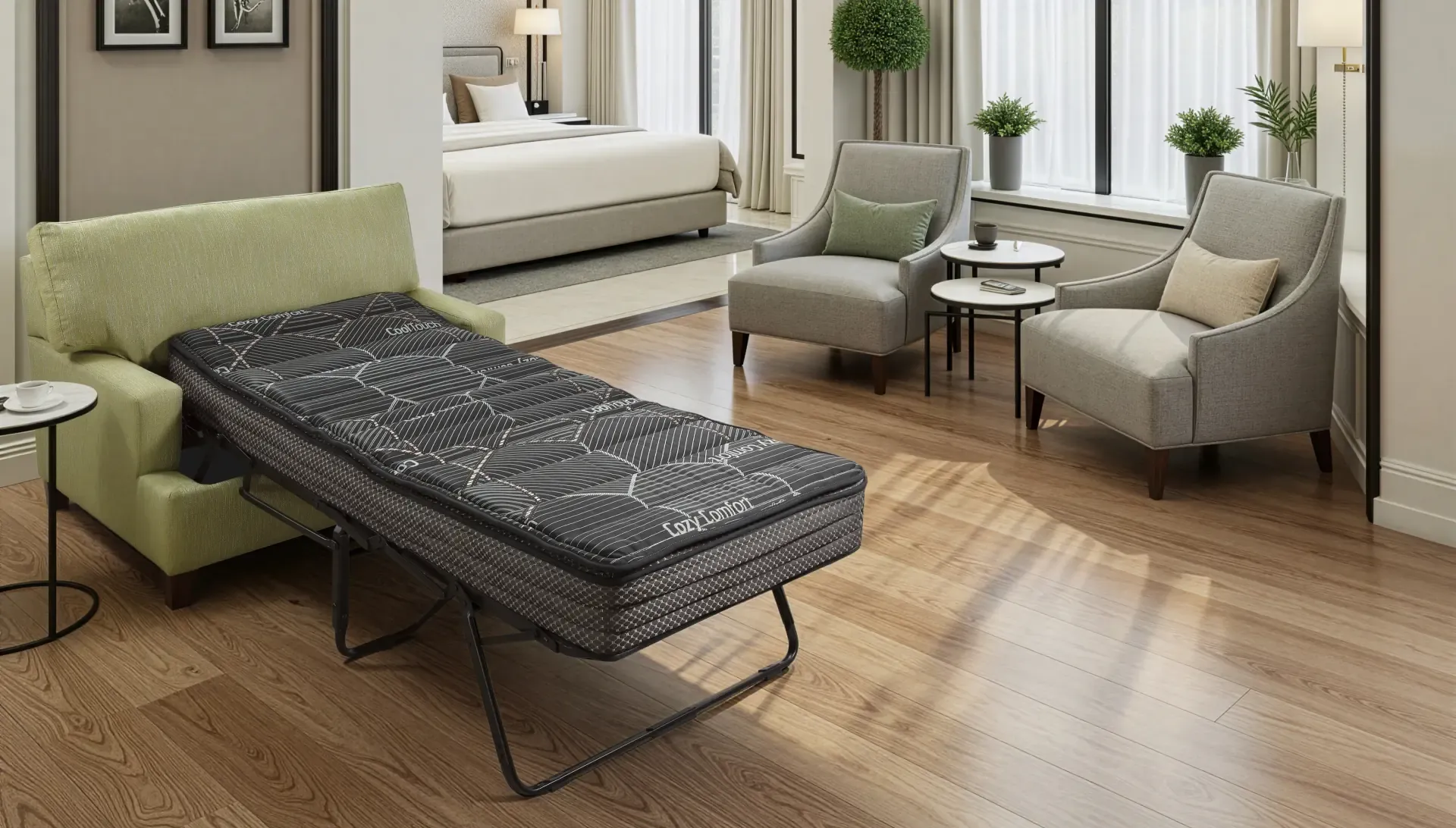 Cozy Comfort white sofa